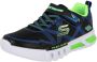 Skechers Flex-Glow Jongens Sneakers Black Blue Lime - Thumbnail 107