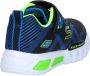 Skechers Flex-Glow Jongens Sneakers Black Blue Lime - Thumbnail 108
