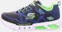Skechers Flex-Glow Jongens Sneakers Black Blue Lime - Thumbnail 94