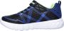 Skechers Flex-Glow Jongens Sneakers Black Blue Lime - Thumbnail 97