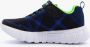 Skechers Flex-Glow Jongens Sneakers Black Blue Lime - Thumbnail 20