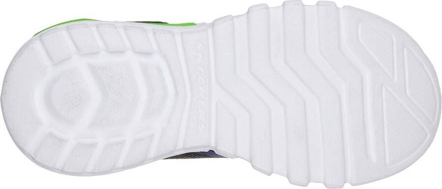 Skechers Flex-Glow Jongens Sneakers Black Blue Lime