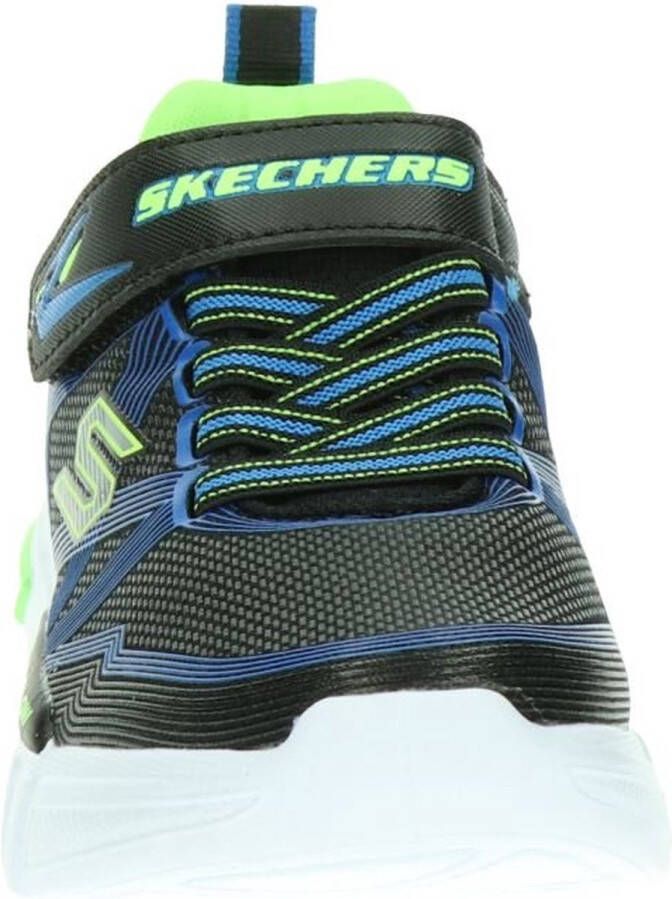 Skechers Flex-Glow Jongens Sneakers Black Blue Lime