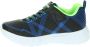 Skechers Flex-Glow Jongens Sneakers Black Blue Lime - Thumbnail 36