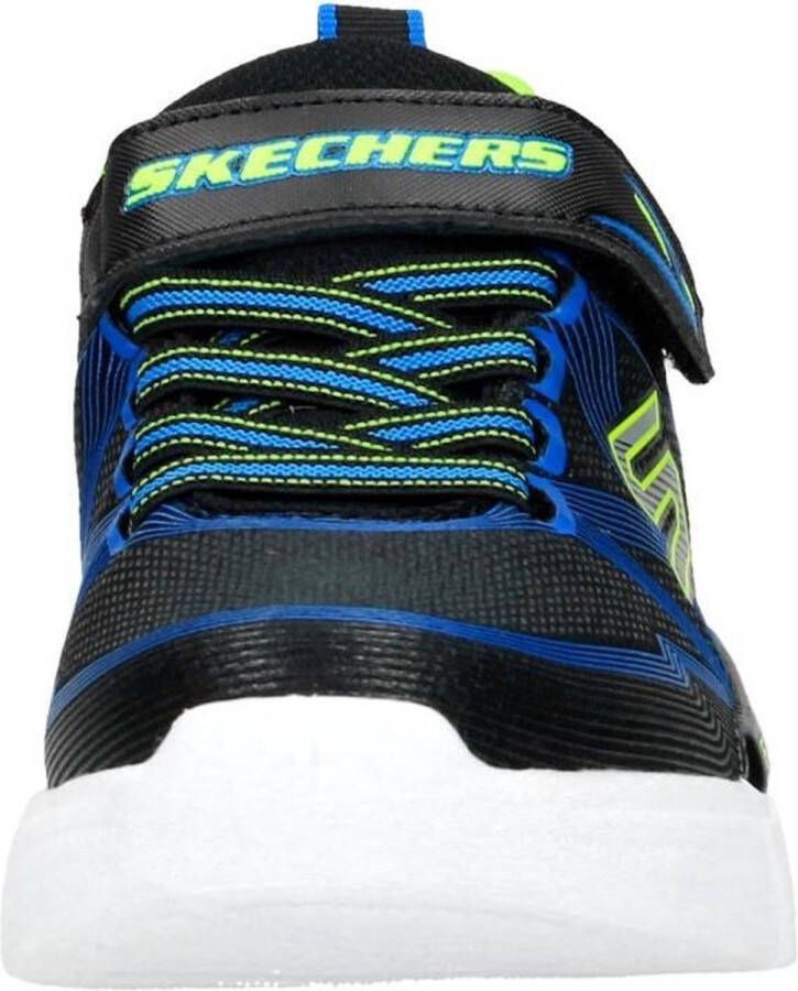 Skechers Flex-Glow Jongens Sneakers Black Blue Lime
