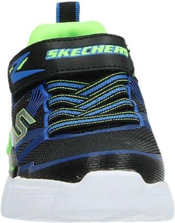 Skechers Flex-Glow Jongens Sneakers Black Blue Lime