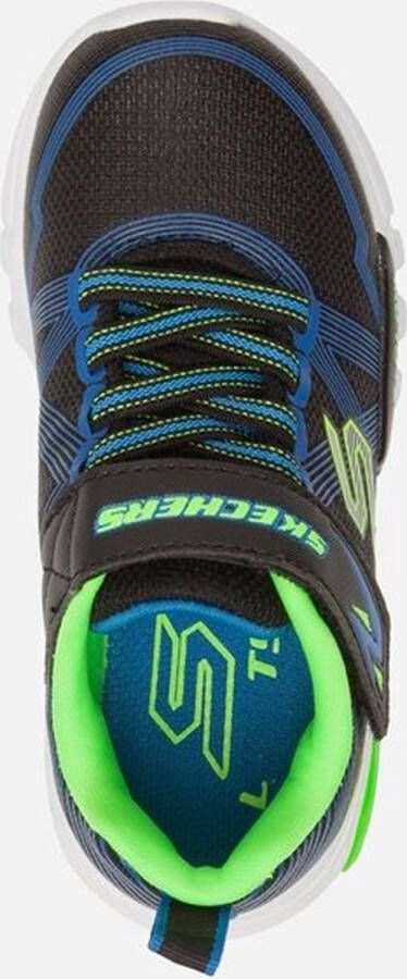 Skechers Flex-Glow Jongens Sneakers Black Blue Lime