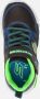 Skechers Flex-Glow Jongens Sneakers Black Blue Lime - Thumbnail 10