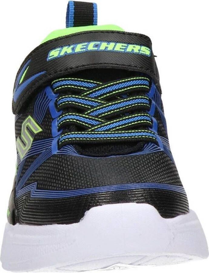 Skechers Flex-Glow Jongens Sneakers Black Blue Lime