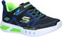 Skechers Flex-Glow Jongens Sneakers Black Blue Lime - Thumbnail 57