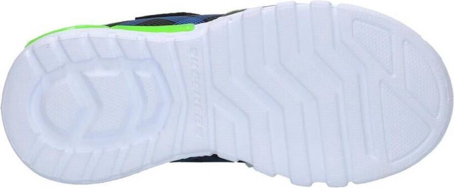 Skechers Flex-Glow Jongens Sneakers Black Blue Lime