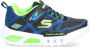 Skechers Flex-Glow Jongens Sneakers Black Blue Lime - Thumbnail 64