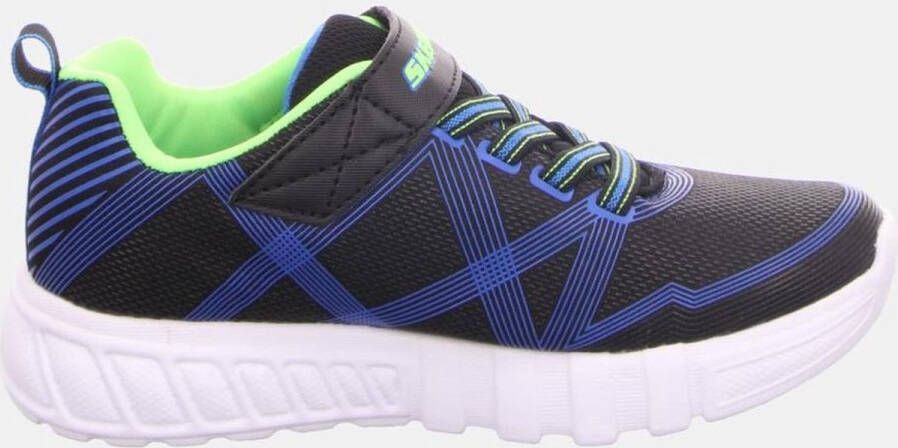 Skechers Flex-Glow Jongens Sneakers Black Blue Lime