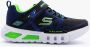 Skechers Flex-Glow Jongens Sneakers Black Blue Lime - Thumbnail 72