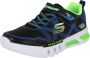 Skechers Flex-Glow Jongens Sneakers Black Blue Lime - Thumbnail 74