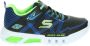Skechers Flex-Glow Jongens Sneakers Black Blue Lime - Thumbnail 78