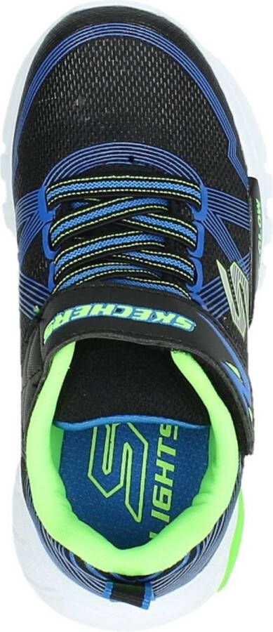 Skechers Flex-Glow Jongens Sneakers Black Blue Lime