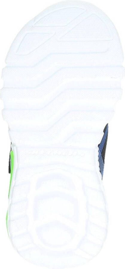 Skechers Flex-Glow Jongens Sneakers Black Blue Lime