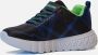 Skechers Flex-Glow Jongens Sneakers Black Blue Lime - Thumbnail 14