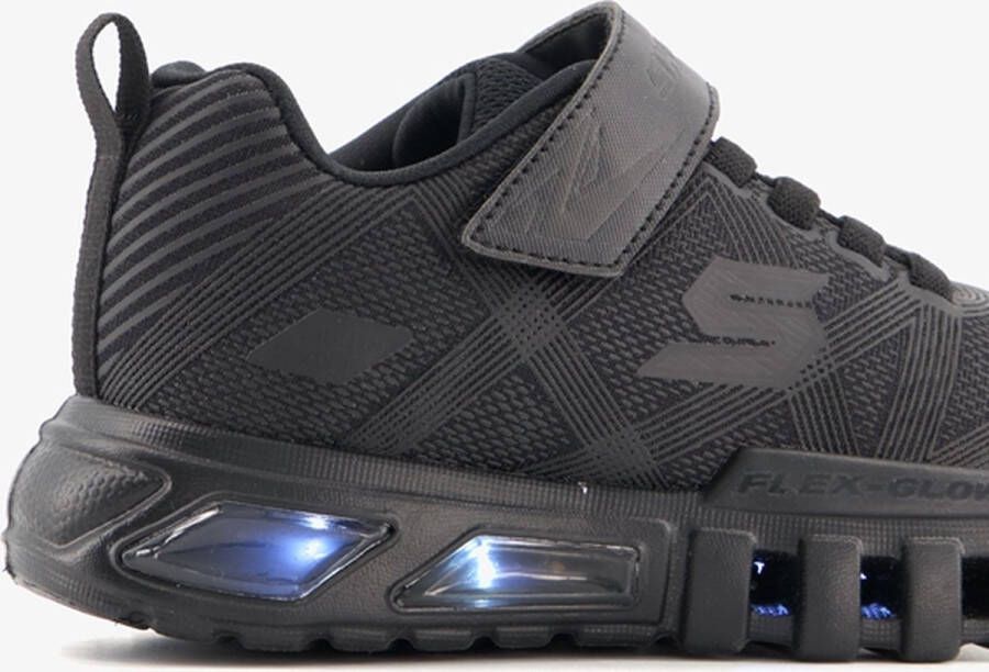 Skechers Flex-Glow kinder sneakers zwart Uitneembare zool