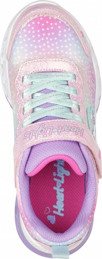 Skechers Flutter Heart Lights-Simply L Meisjes Sneakers Pink Multi - Foto 2