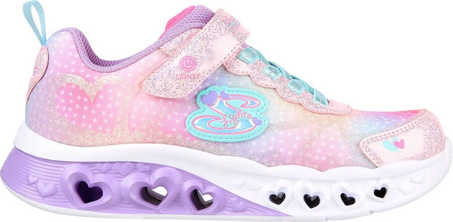 Skechers Flutter Heart Lights-Simply L Meisjes Sneakers Pink Multi - Foto 11