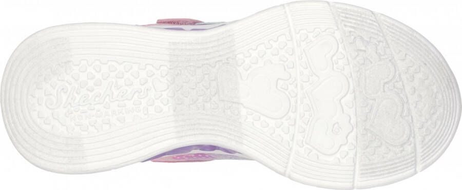 Skechers Flutter Heart Lights-Simply L Meisjes Sneakers Pink Multi