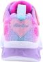 Skechers Flutter Heart Lights-Simply L Meisjes Sneakers Pink Multi - Thumbnail 7