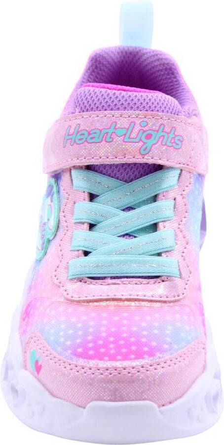 Skechers Flutter Heart Lights-Simply L Meisjes Sneakers Pink Multi - Foto 8