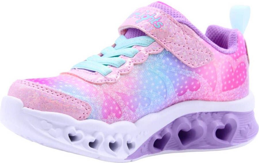 Skechers Flutter Heart Lights-Simply L Meisjes Sneakers Pink Multi - Foto 9