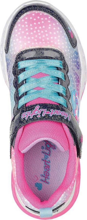 Skechers Kids Sneakers Schoen met knipperlichtje FLUTTER HEART LIGHTS SIMPLY LOVE in pastel-look - Foto 9
