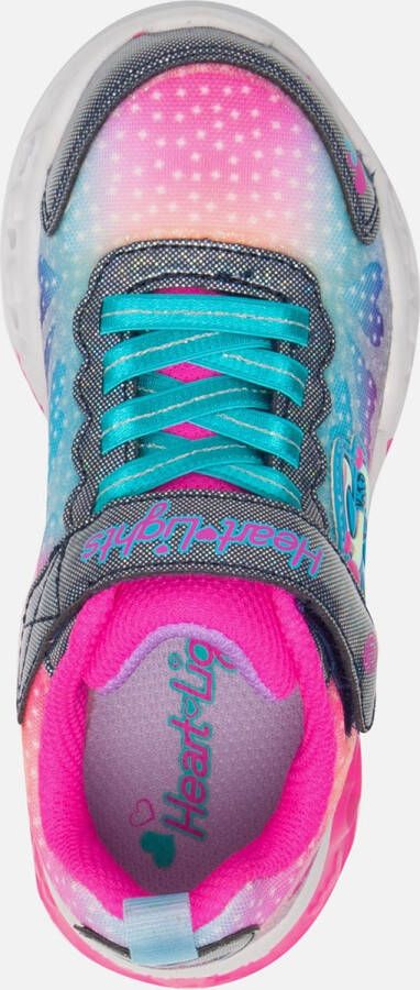 Skechers Kids Sneakers Schoen met knipperlichtje FLUTTER HEART LIGHTS SIMPLY LOVE in pastel-look - Foto 7