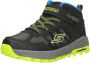 Skechers Trektor jongens sneaker hoog wandelschoen ZWART - Thumbnail 4