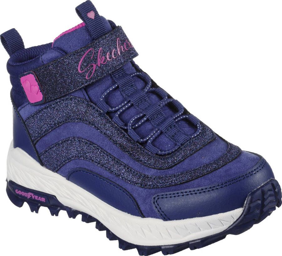 Skechers Fuse Tread Wild Adventure Meisjes Sneakers Donkerblauw