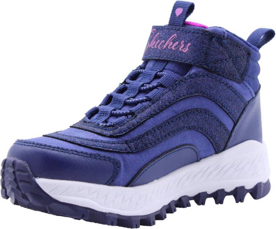 Skechers Fuse Tread Wild Adventure Meisjes Sneakers Donkerblauw