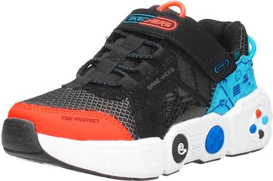 Skechers Gametronix Kids Sneakers Zwart Multi