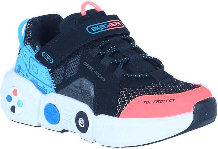 Skechers Gametronix Kids Sneakers Zwart Multi