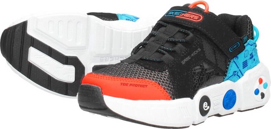 Skechers Gametronix Kids Sneakers Zwart Multi