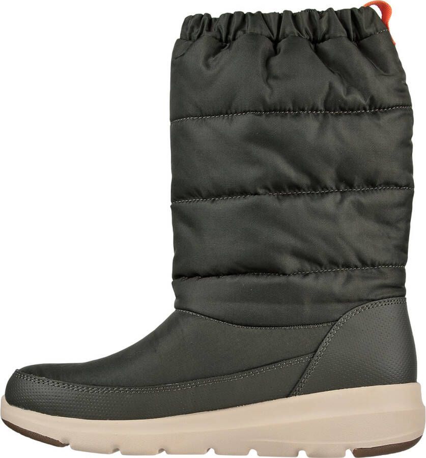 Skechers Glacial dames snowboot Donkergroen