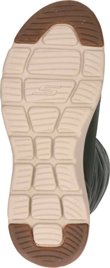 Skechers Glacial dames snowboot Donkergroen