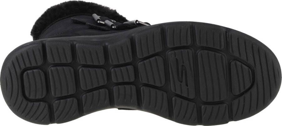 Skechers Glacial Ultra Buckle Up 144154-BBK Vrouwen Zwart Laarzen