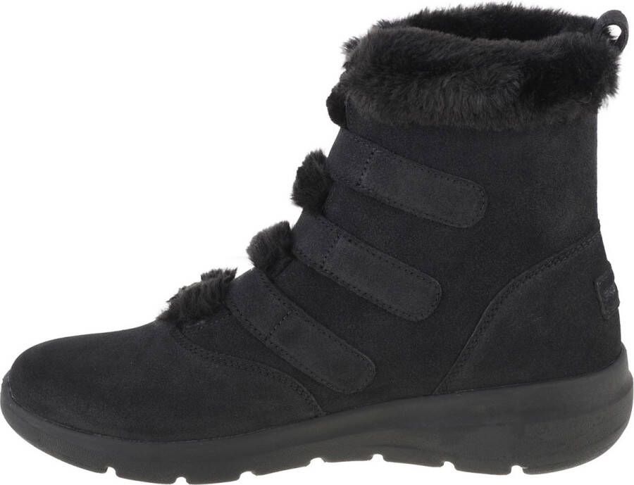 Skechers Glacial Ultra Buckle Up 144154-BBK Vrouwen Zwart Laarzen