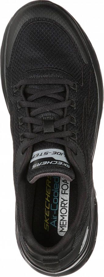 Skechers Glide-Step Sport-Controller 232268-BBK Mannen Zwart Sportschoenen Sneakers