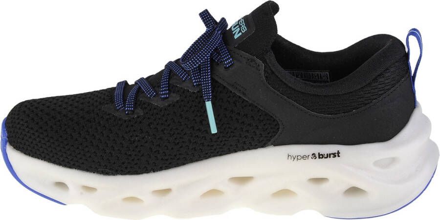 Skechers Go Run Swirl Tech-Dash Charge 128793-BLK Vrouwen Zwart Hardloopschoenen