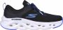 Skechers Go Run Swirl Tech-Dash Charge 128793-BLK Vrouwen Zwart Hardloopschoenen - Thumbnail 4