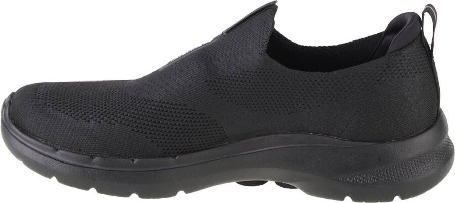 Skechers Go Walk 6 216202-BBK Mannen Zwart Sneakers Sportschoenen