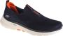 Skechers Go Walk 6 216202-NVOR Mannen Marineblauw Sneakers Sportschoenen - Thumbnail 2