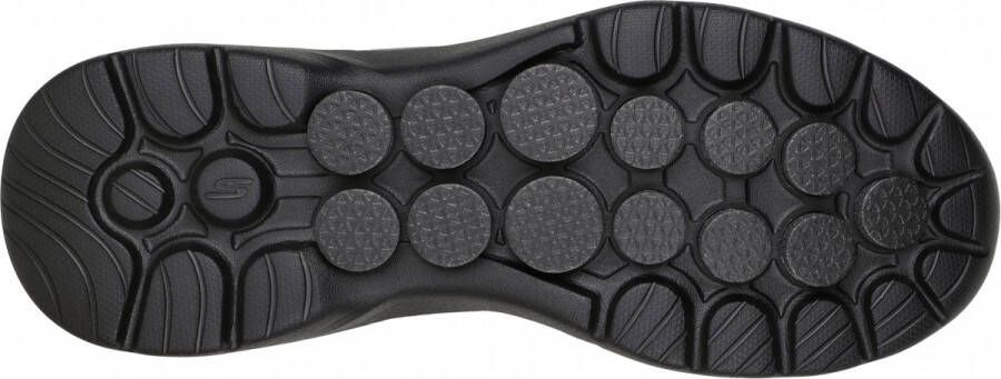 Skechers Go Walk 6 Avalo 216209-BBK Mannen Zwart Sneakers