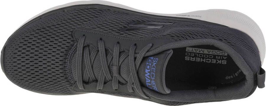 Skechers Go Walk 6 Avalo 216209-CHAR Mannen Grijs Sneakers
