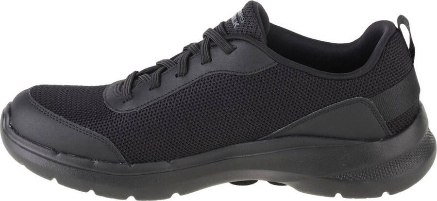 Skechers Go Walk 6 Bold Knight 216204-BBK Mannen Zwart Sneakers Sportschoenen